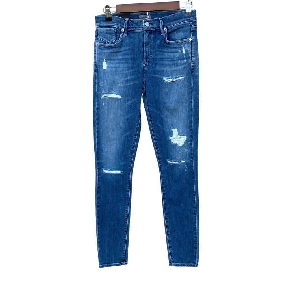 AGOLDE Simone Low Rise Skinny Distressed Jeans Cannes NWT 27